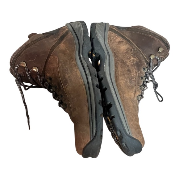 Timberland Men's Waterproof Brown 10 1/2 Hiking Boot Excellent Condition 6" High - Picture 5 of 10